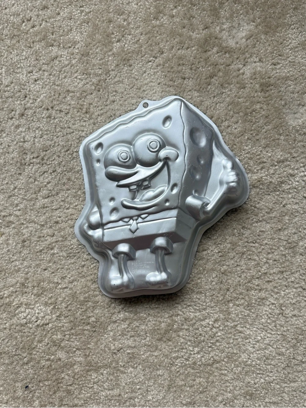 SpongeBob SquarePants Yellow and Brown Character Cake Pan